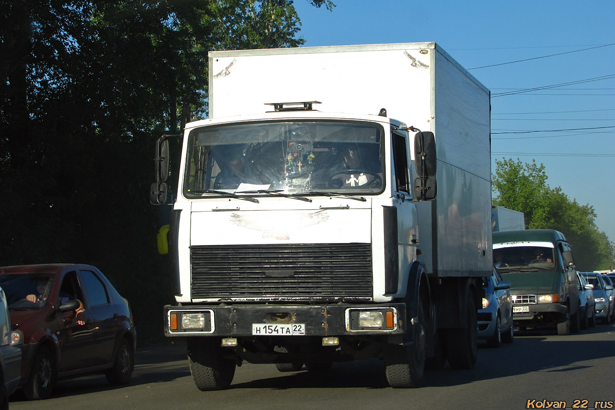 Алтайский край, № Н 154 ТА 22 — МАЗ-533702