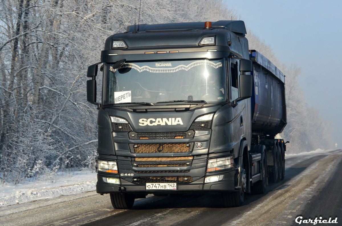 Кемеровская область, № О 747 НВ 142 — Scania ('2016) G440