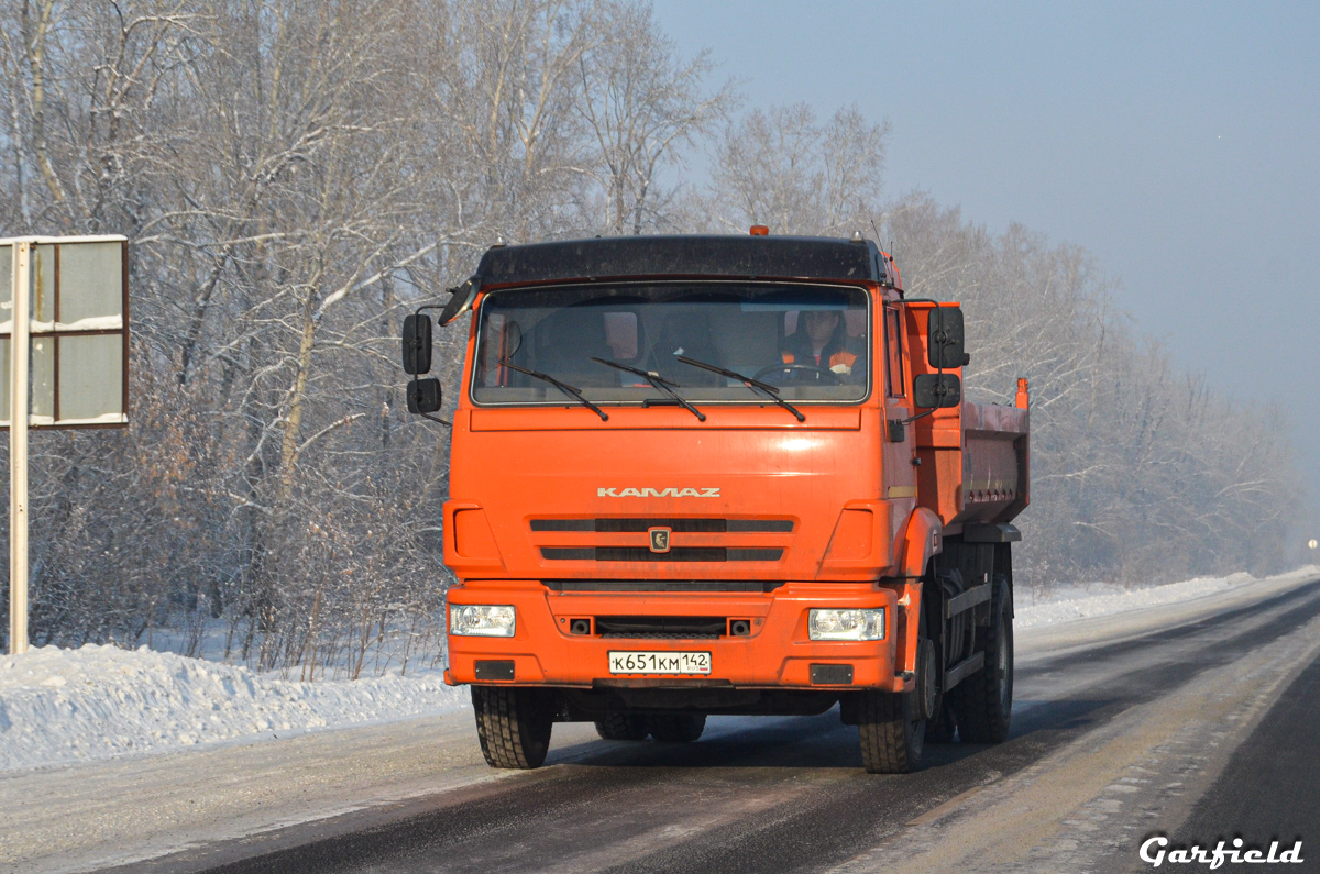 Кемеровская область, № К 651 КМ 142 — КамАЗ-43255-G5(69)