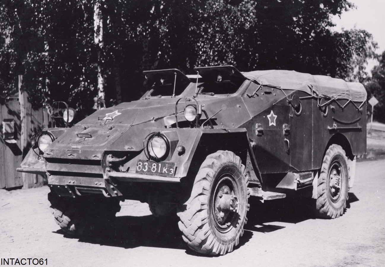 Транспорт Вооруженных Сил СССР, № 83-81 КЭ — ГАЗ-40 (БТР-40); Исторические фотографии (до 2000 года) (Красноярский край)