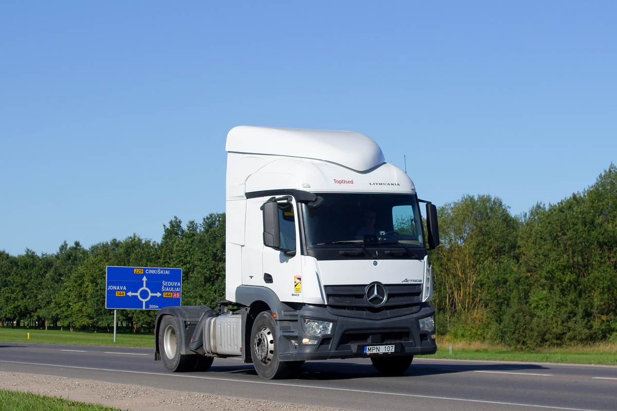 Литва, № MPN 107 — Mercedes-Benz Actros ('2011) 1843