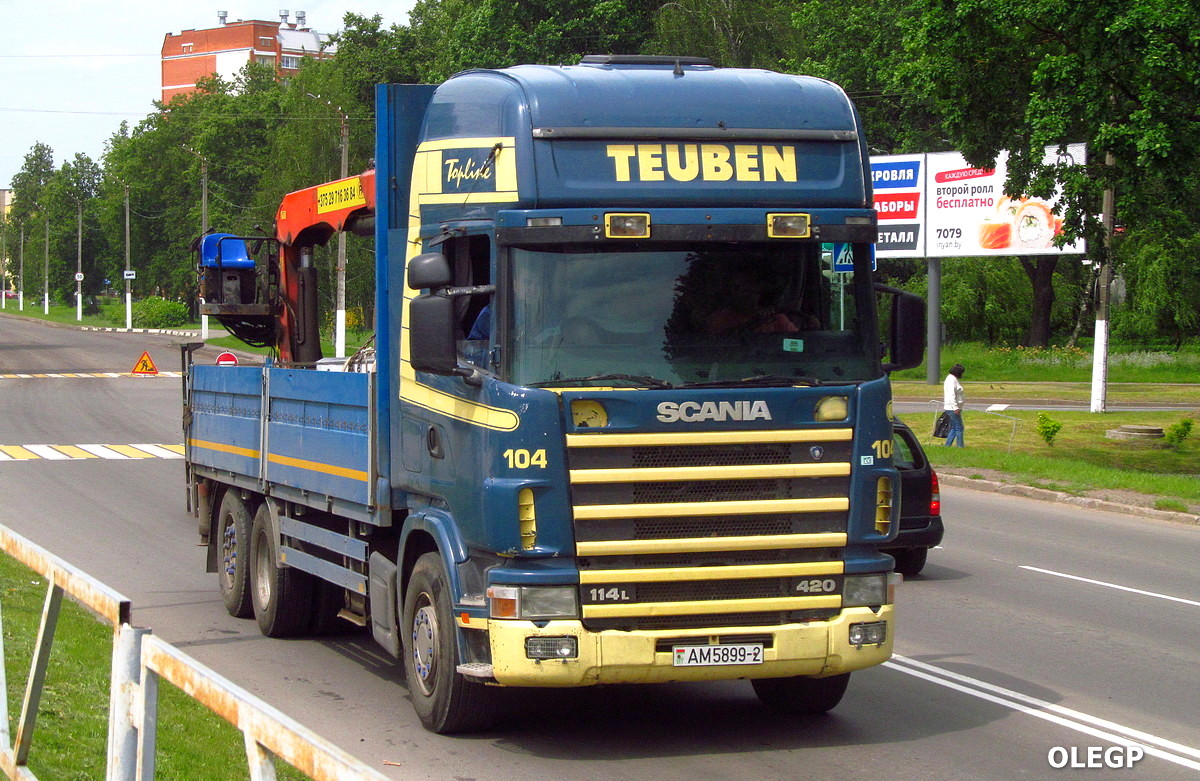 Витебская область, № АМ 5899-2 — Scania ('1996) R114L