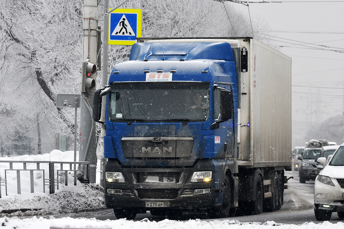 Омская область, № У 275 АР 55 — MAN TGX ('2007) 18.400