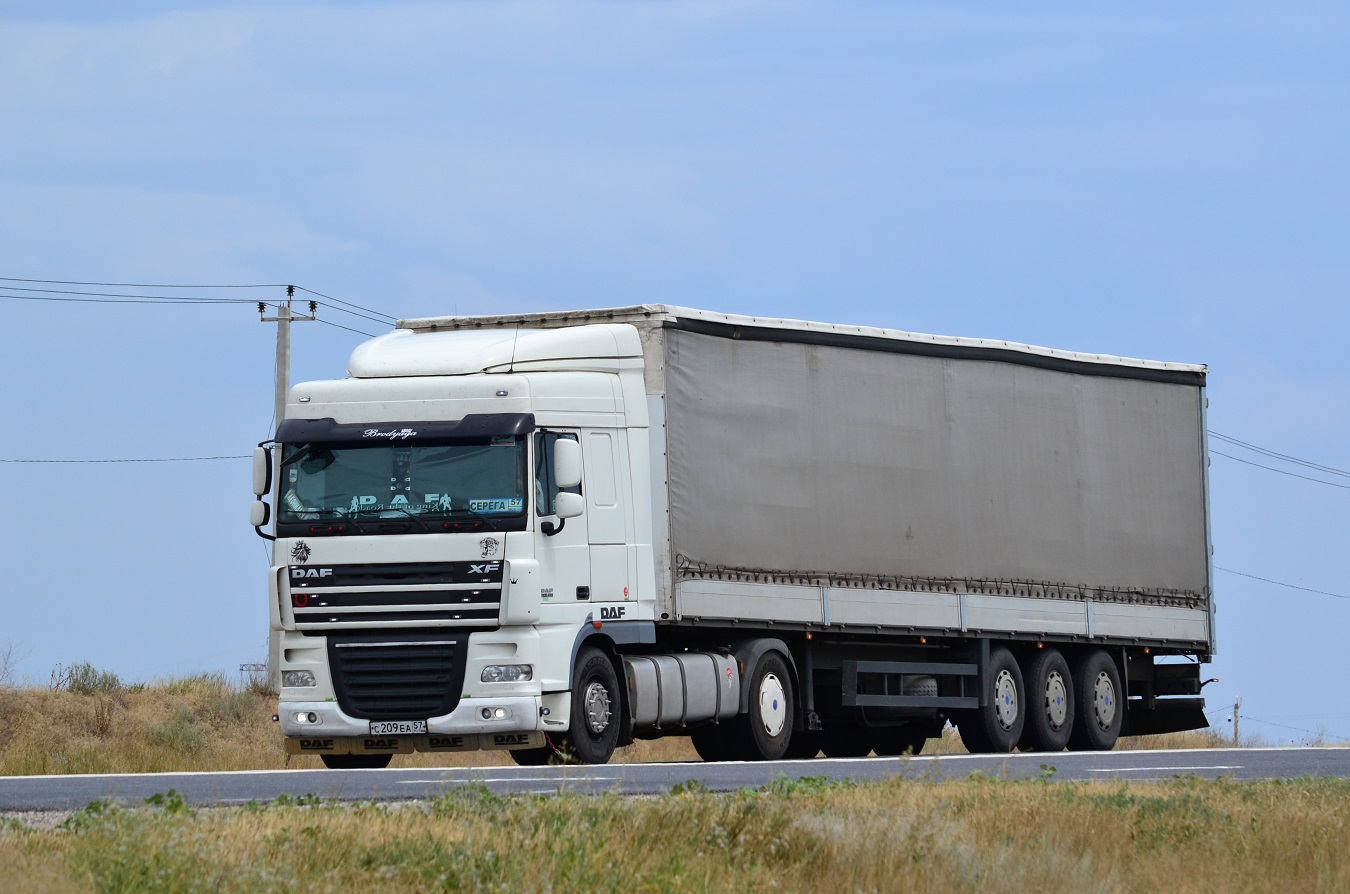Орловская область, № С 209 ЕА 57 — DAF XF105 FT
