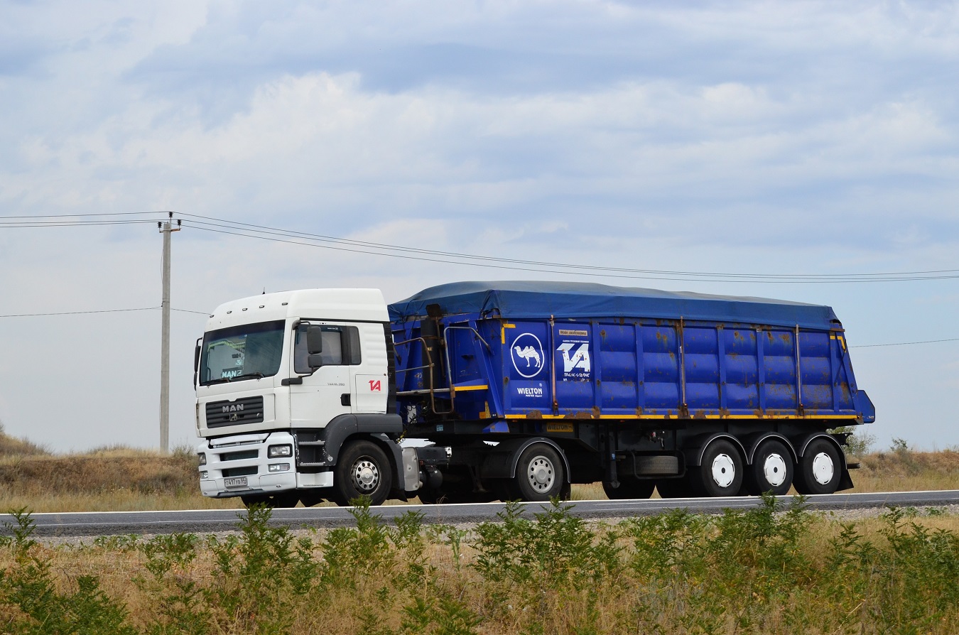 Саратовская область, № Т 417 УВ 64 — MAN TGA 18.390