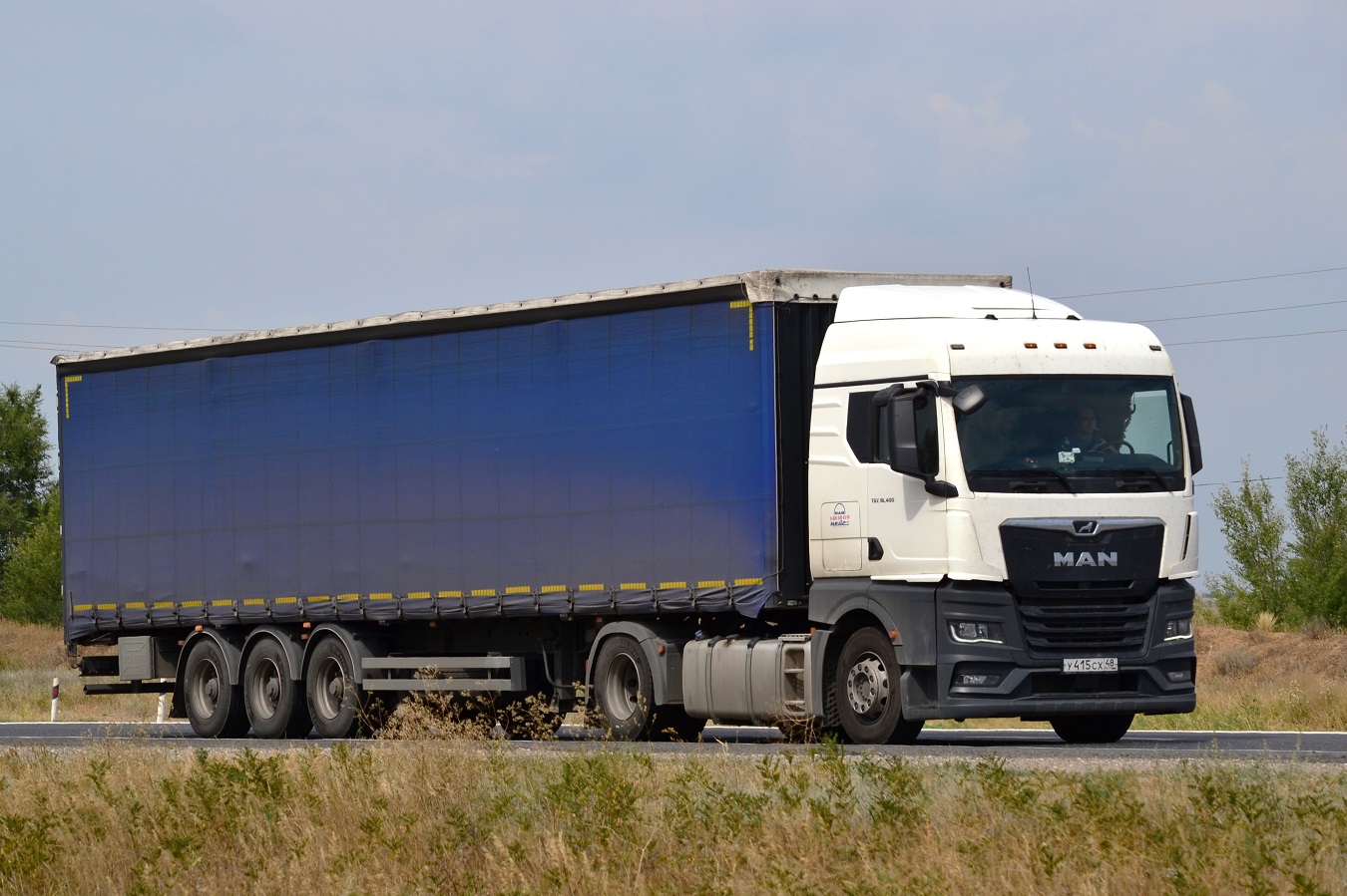 Липецкая область, № У 415 СХ 48 — MAN TGX ('2020) 18.400
