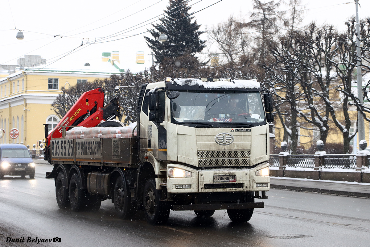Санкт-Петербург, № Т 786 НВ 198 — FAW J6 CA3310