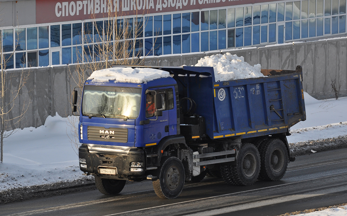 Омская область, № У 194 УВ 55 — MAN TGA (общая модель)