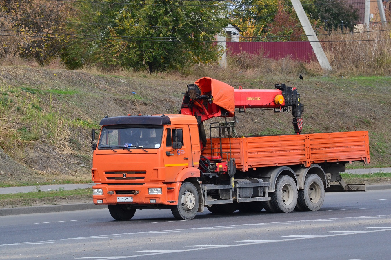 Волгоградская область, № О 575 НХ 134 — КамАЗ-65115-A5(48)