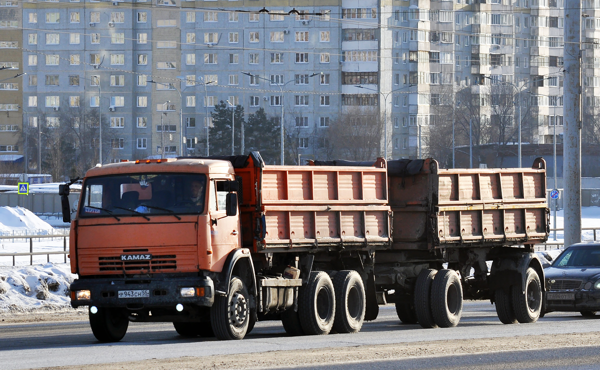 Омская область, № Р 943 СН 55 — КамАЗ-65115-62