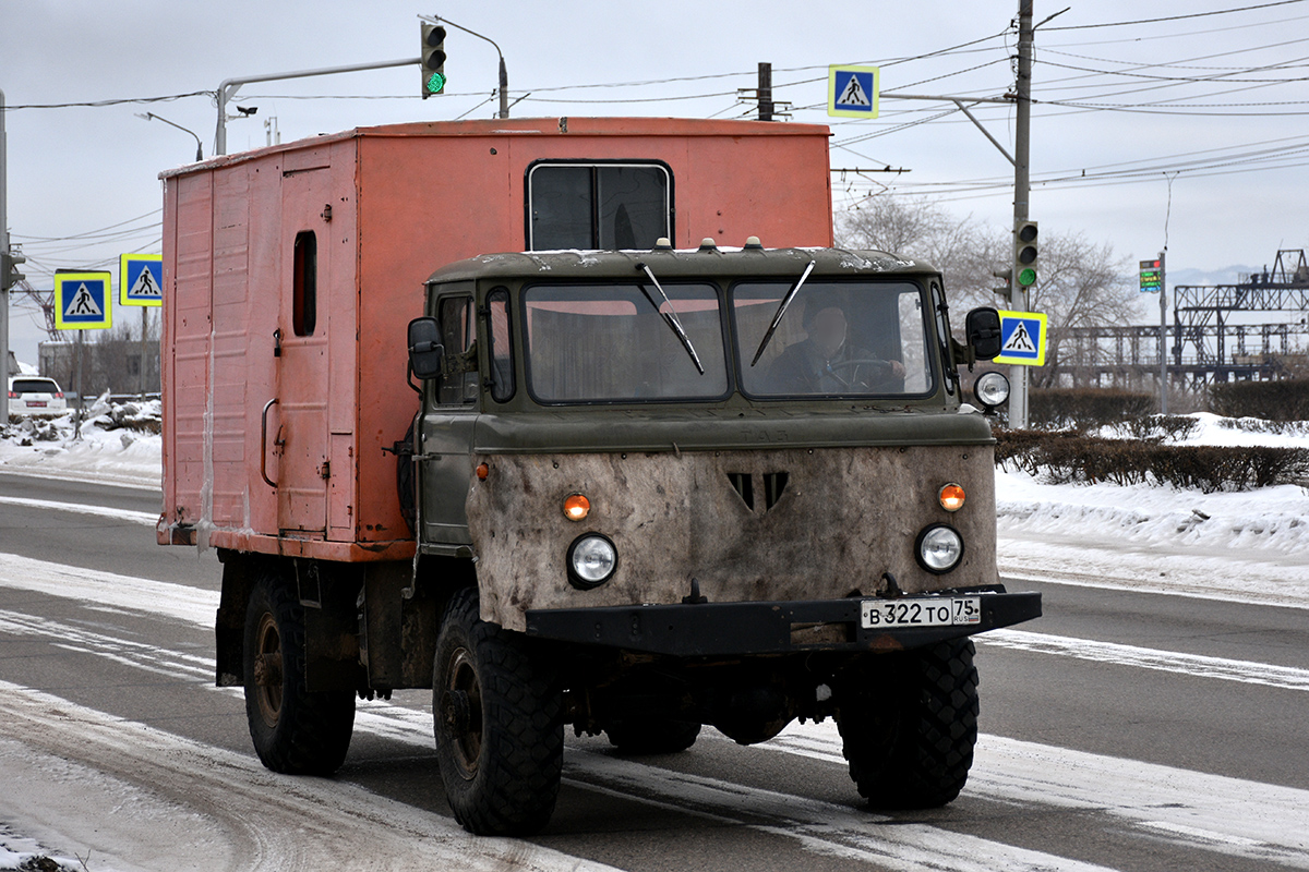 Забайкальский край, № В 322 ТО 75 — ГАЗ-66-11