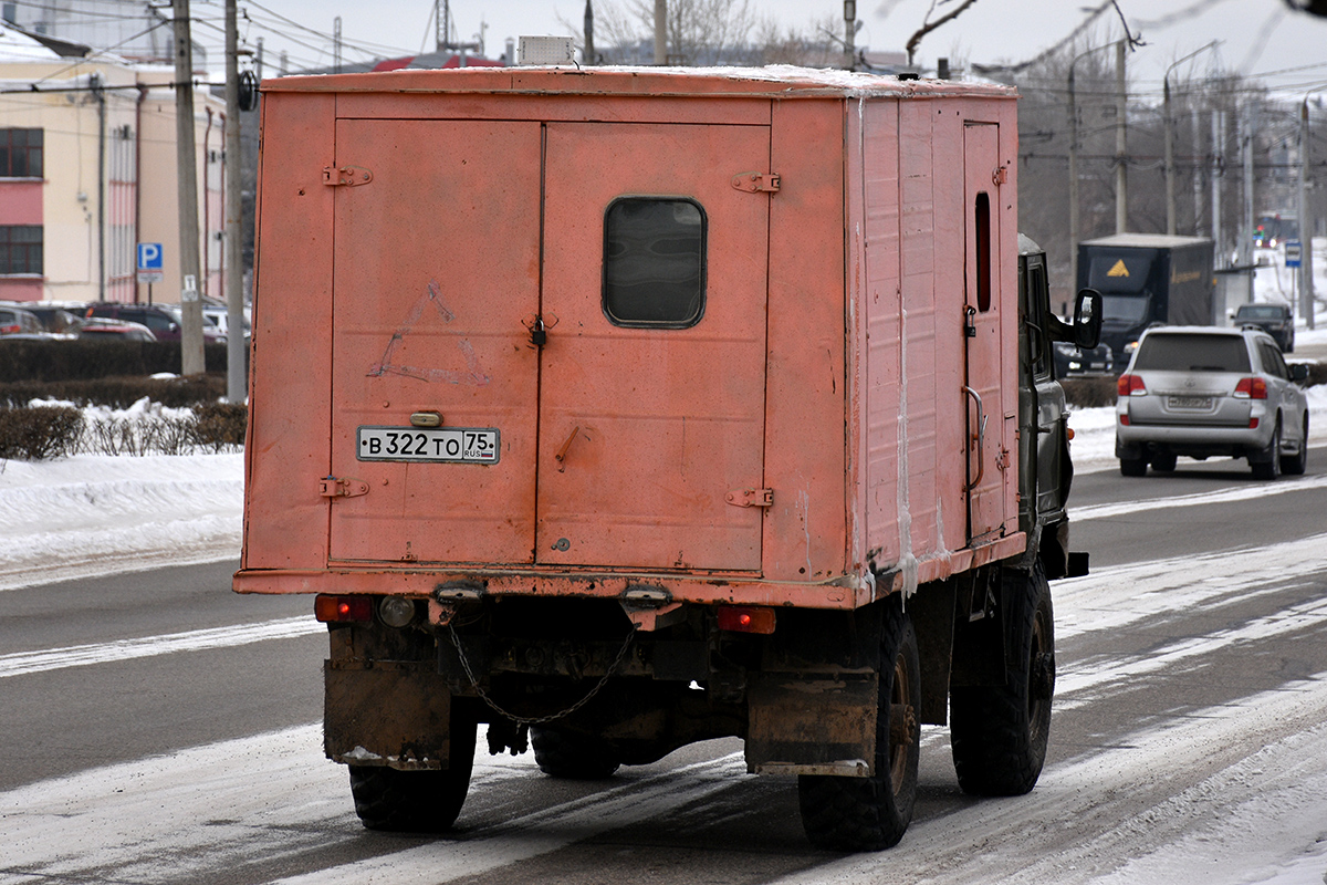 Забайкальский край, № В 322 ТО 75 — ГАЗ-66-11