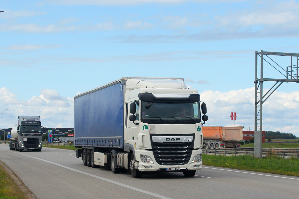 Литва, № NFF 456 — DAF XF Euro6 FT