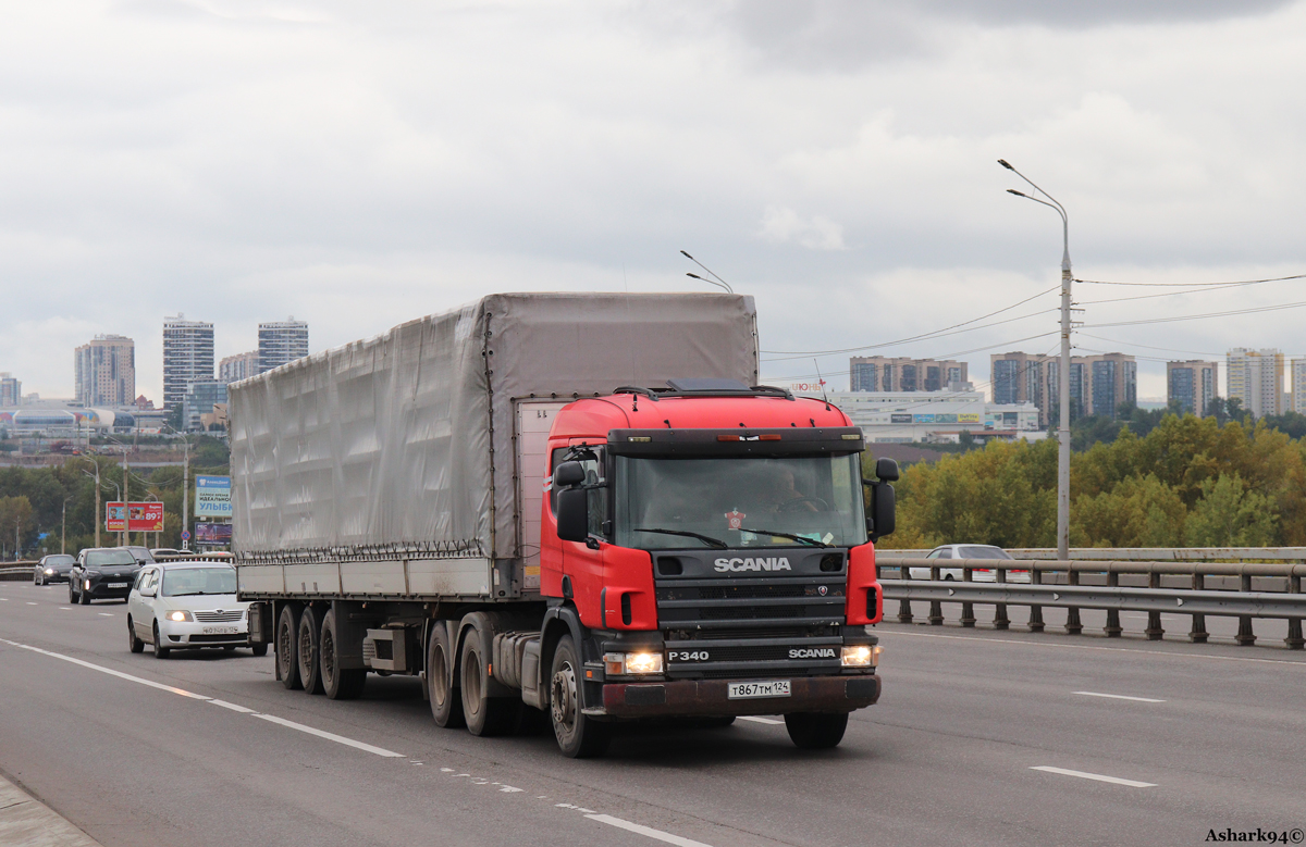 Красноярский край, № Т 867 ТМ 124 — Scania ('2004) P340