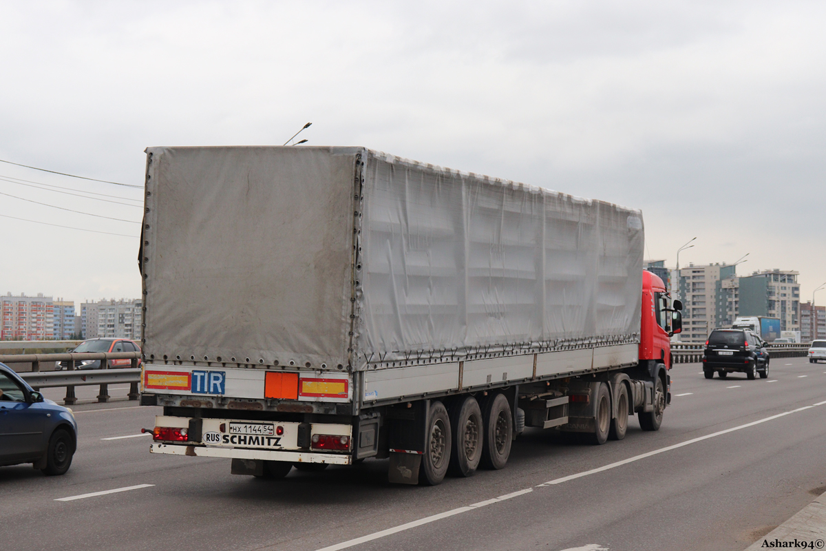 Красноярский край, № НХ 1144 54 — Schmitz Cargobull S.PR общ.модель