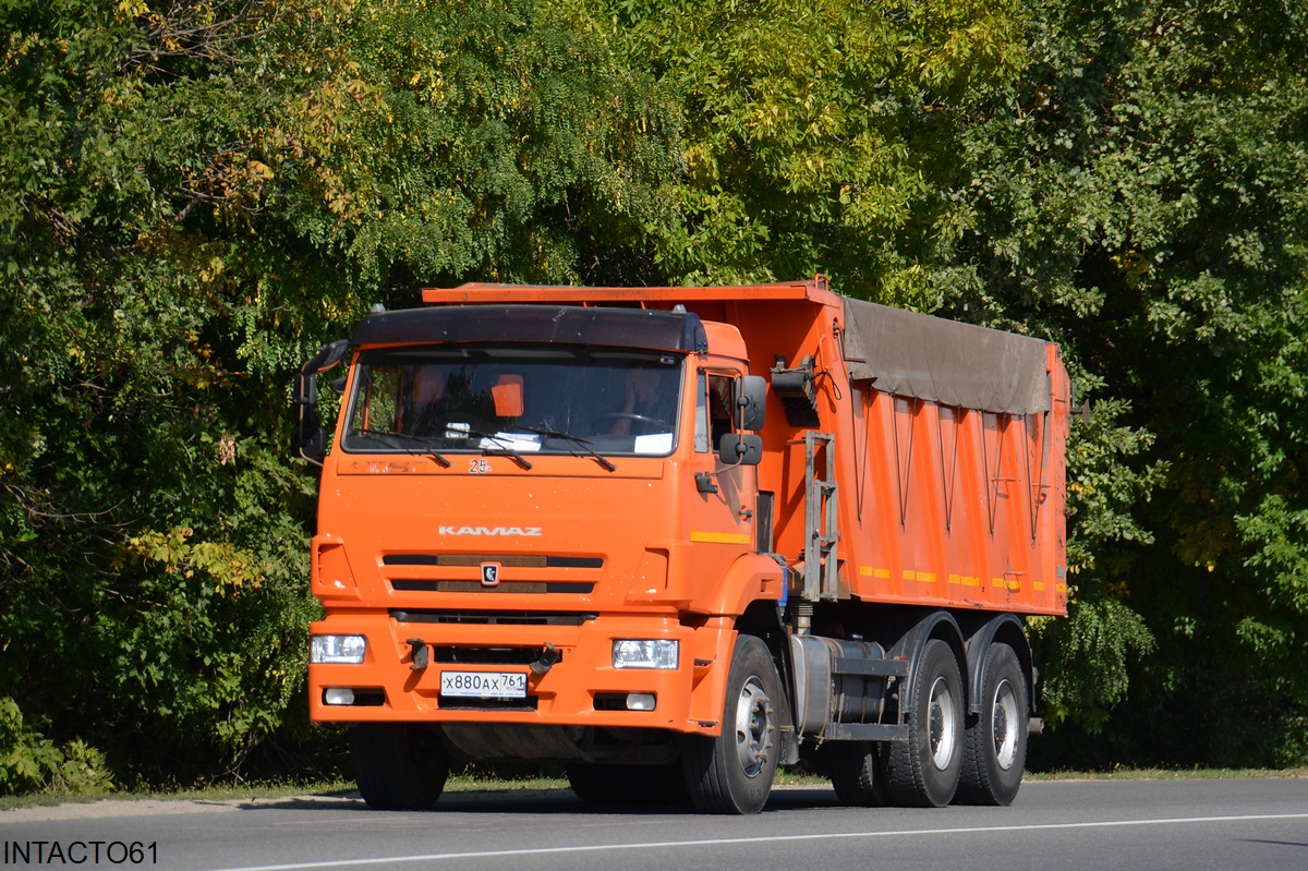 Ростовская область, № Х 880 АХ 761 — КамАЗ-6520 (общая модель)
