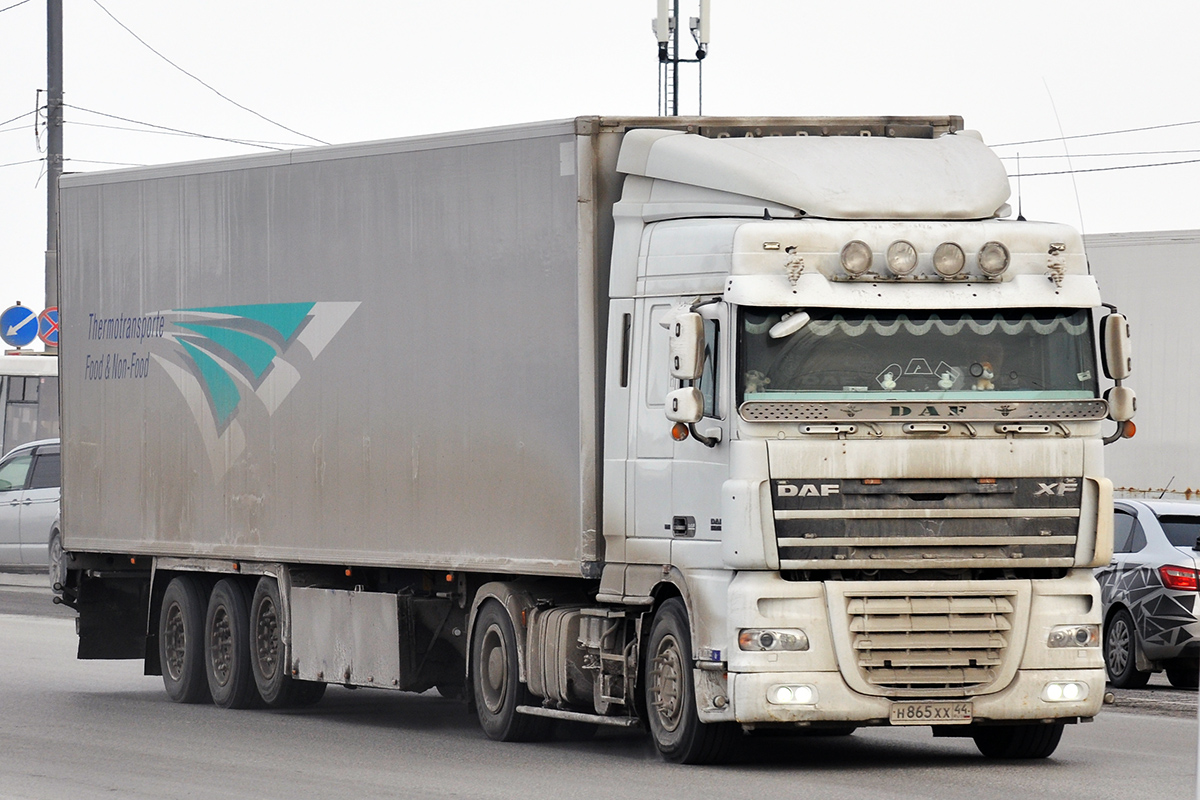 Костромская область, № Н 865 ХХ 44 — DAF XF105 FT