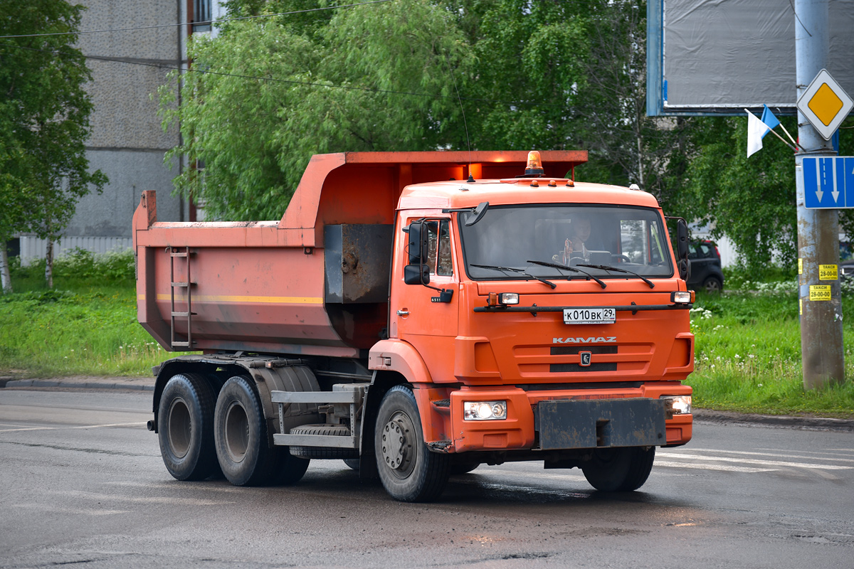 Архангельская область, № К 010 ВК 29 — КамАЗ-65115-N3(78)