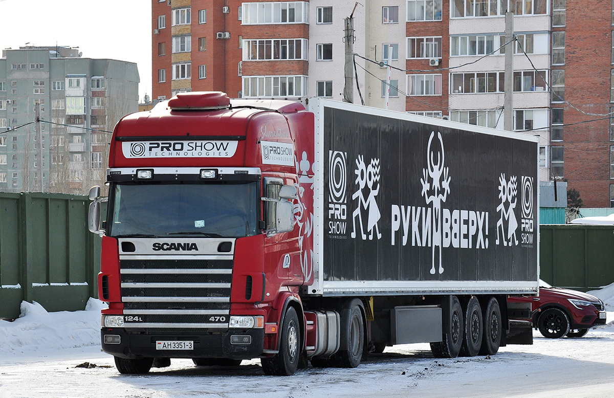 Гомельская область, № АН 3351-3 — Scania ('1996) R124G