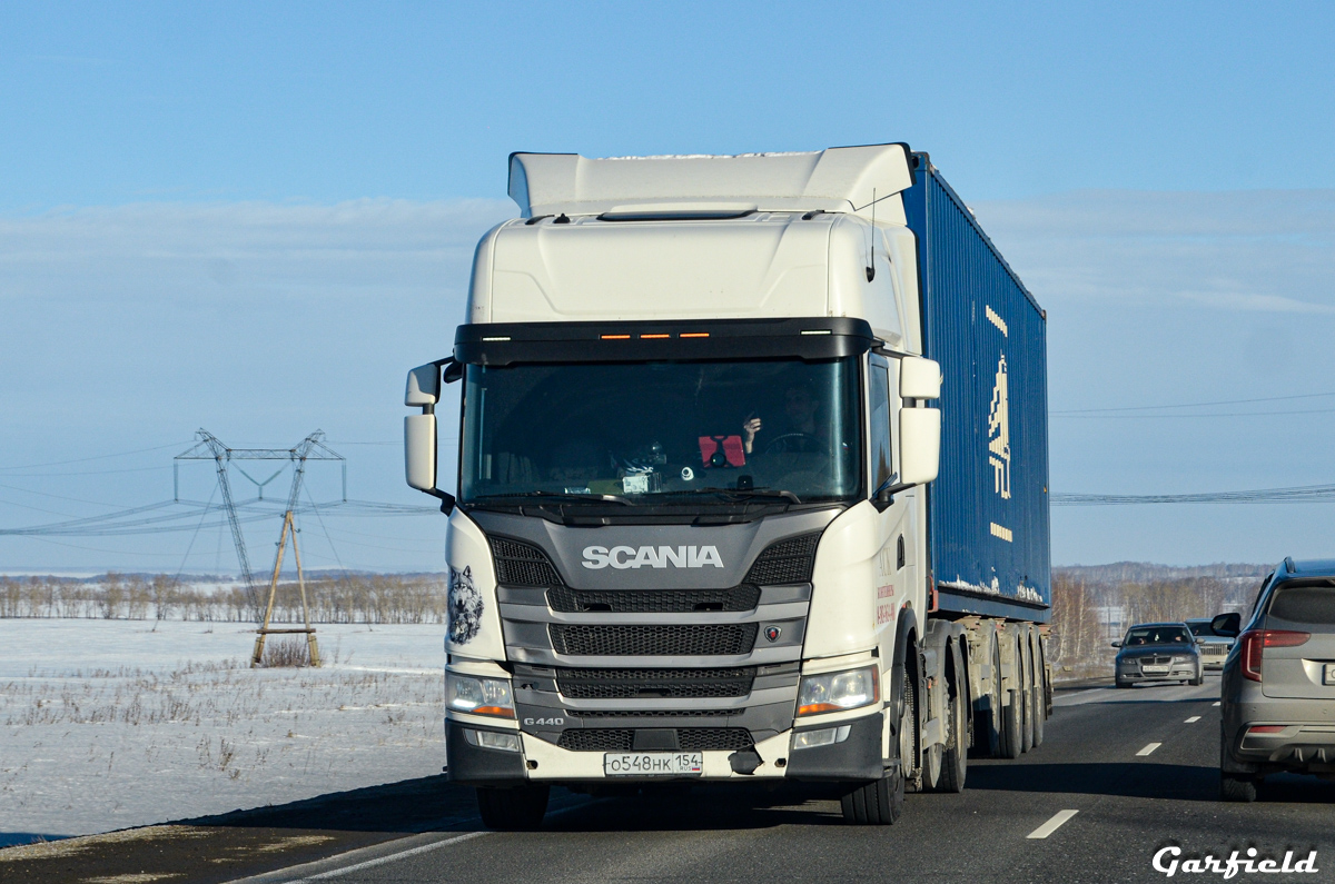 Новосибирская область, № О 548 НК 154 — Scania ('2016) G440