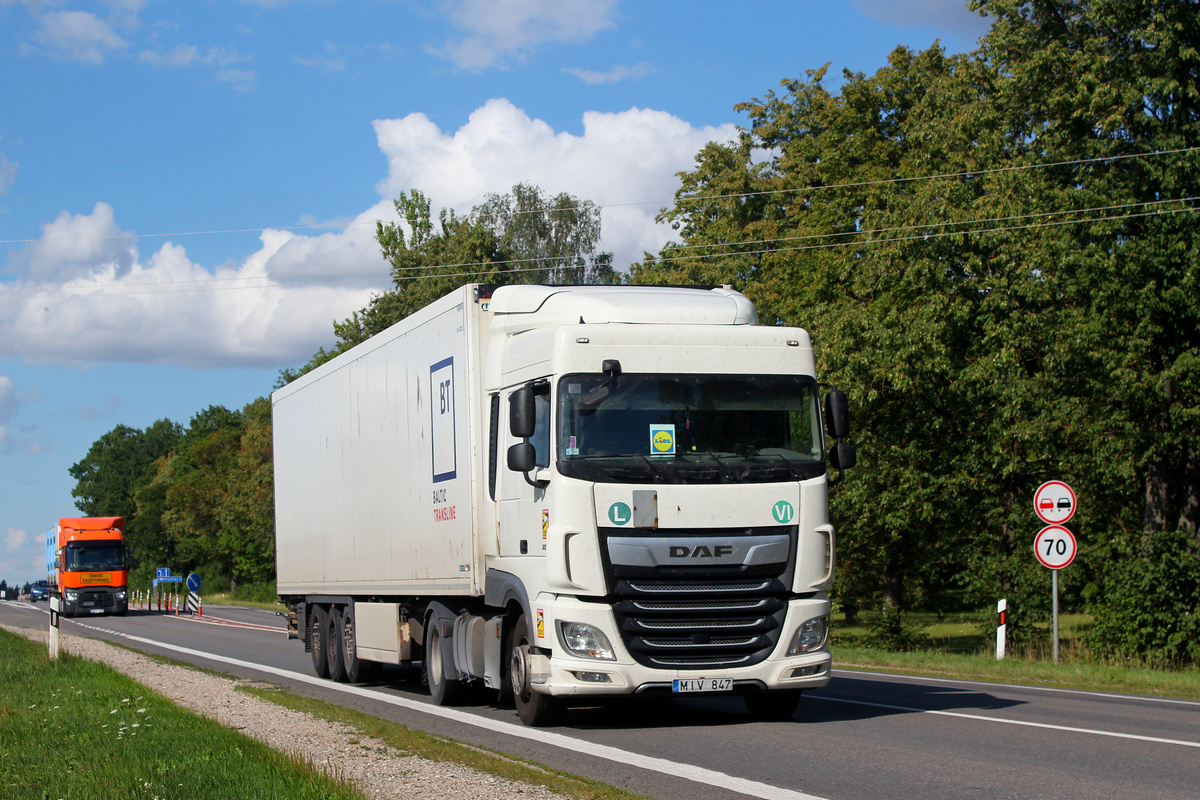 Литва, № MIV 847 — DAF XF Euro6 FT