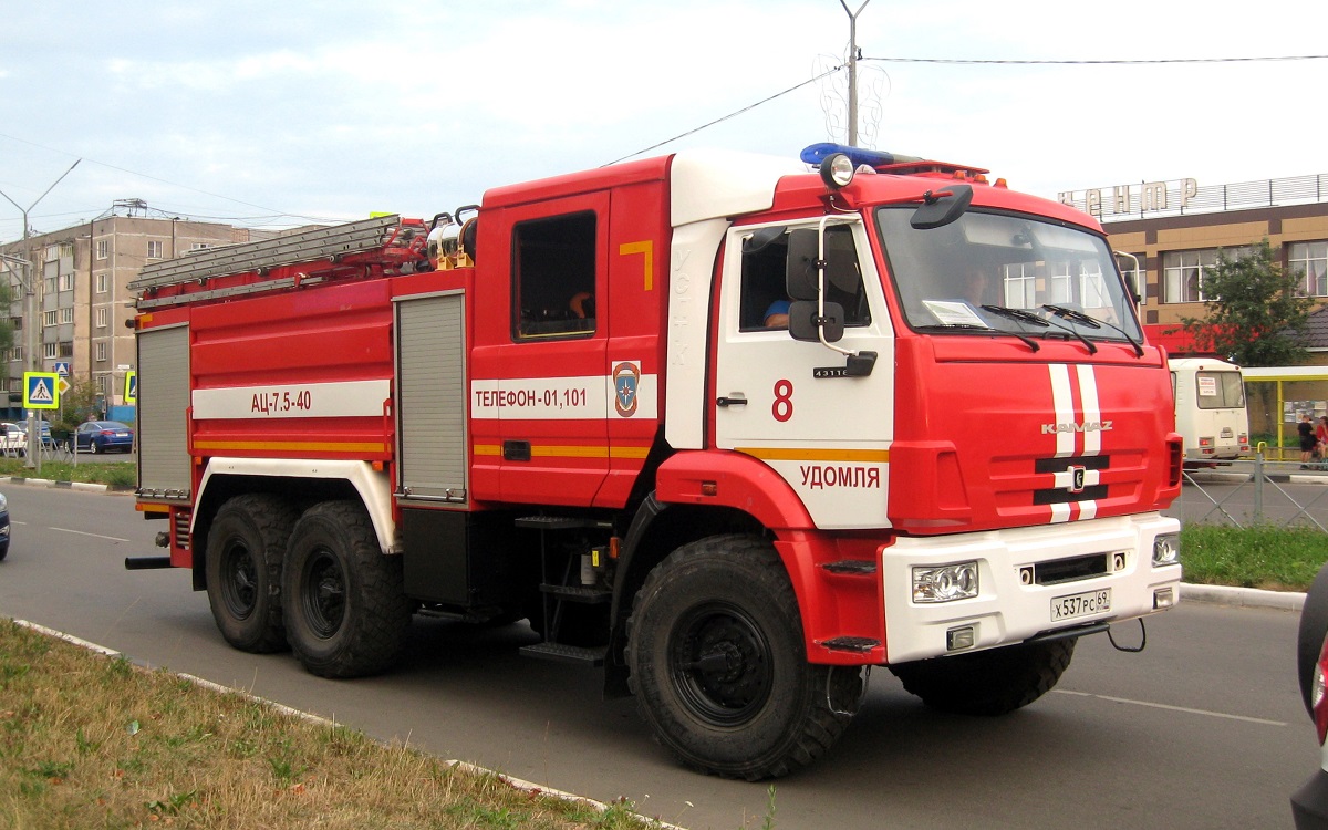 Тверская область, № Х 537 РС 69 — КамАЗ-43118-46