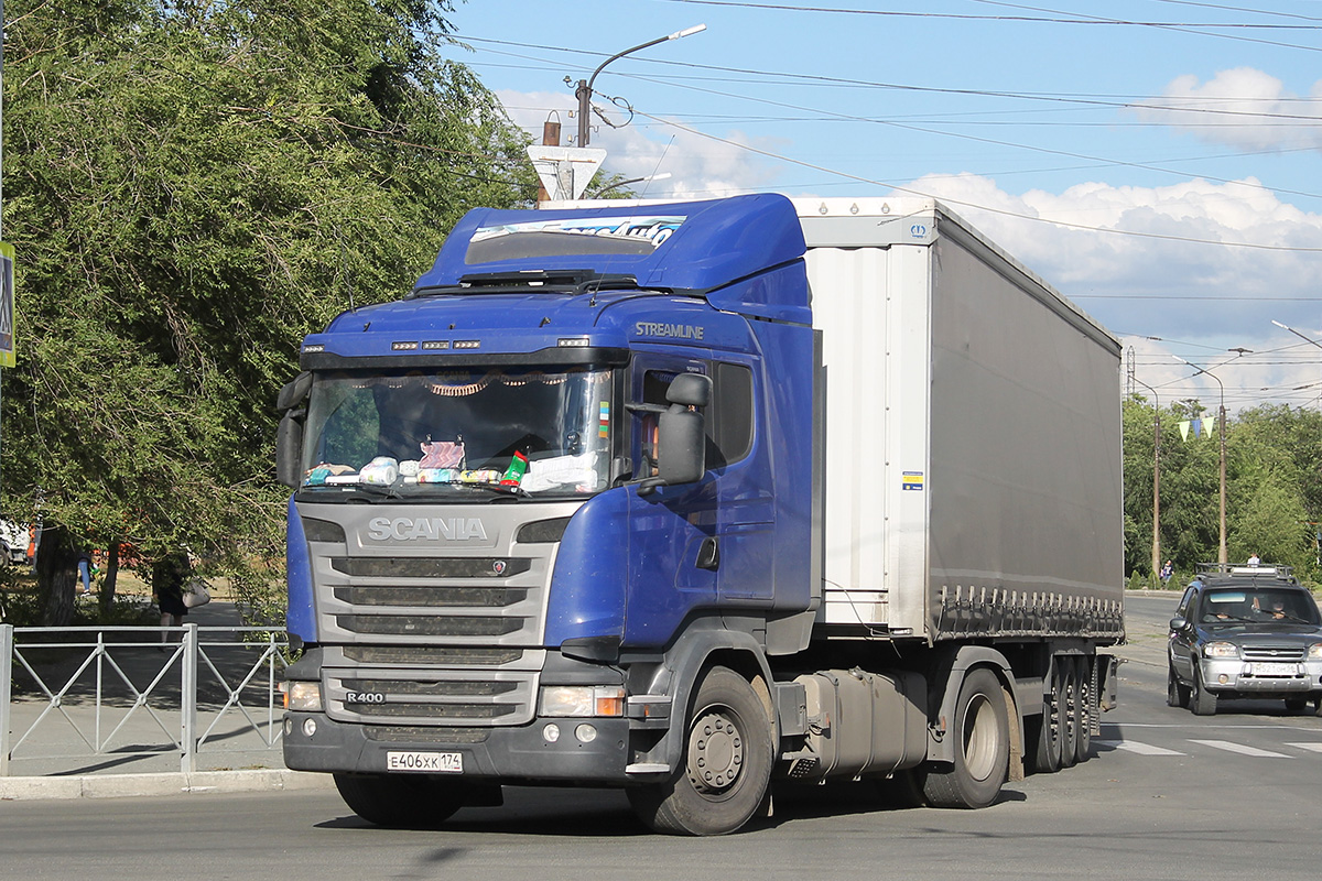Челябинская область, № Е 406 ХК 174 — Scania ('2013) R400