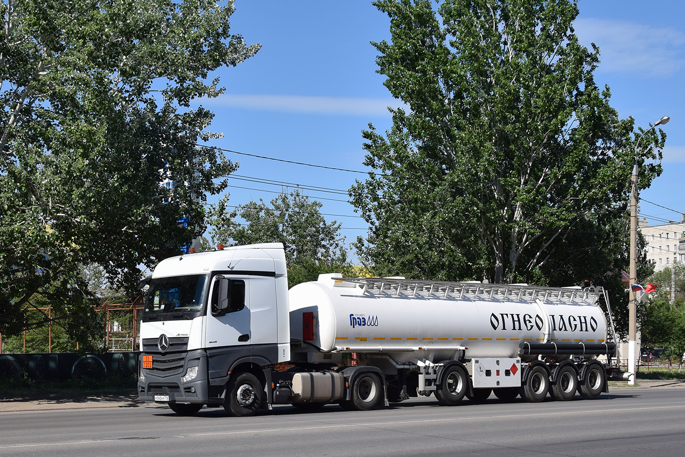 Татарстан, № Р 045 КР 716 — Mercedes-Benz Actros ('2022) [LRD]