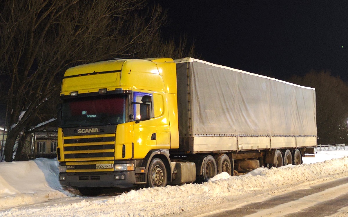 Тверская область, № Н 553 МН 69 — Scania ('1996) R124L
