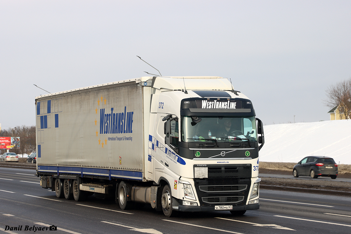 Смоленская область, № 372 — Volvo ('2012) FH.460