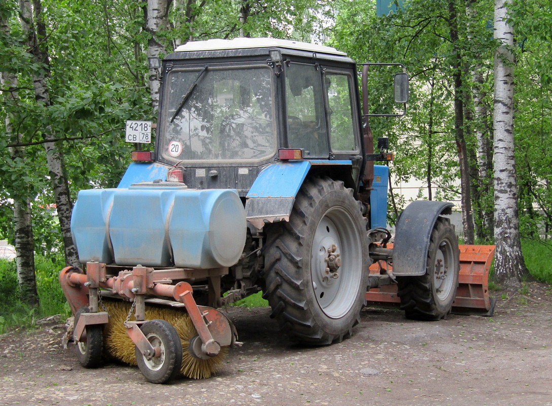 Санкт-Петербург, № 4218 СВ 78 — Беларус-82.1