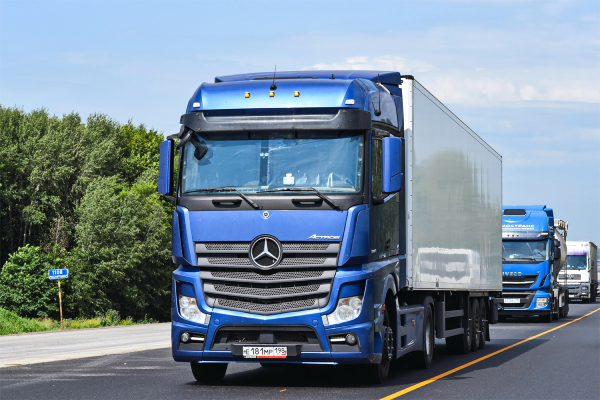 Санкт-Петербург, № Е 181 МР 198 — Mercedes-Benz Actros '18 1845 [Z9M]