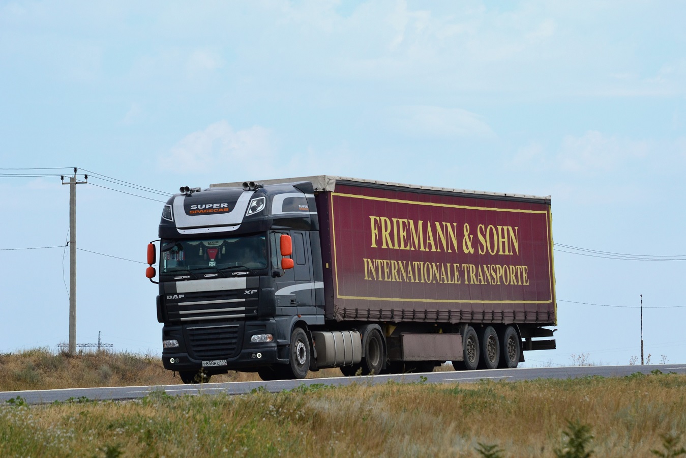 Ростовская область, № Р 858 НХ 161 — DAF XF105 FT