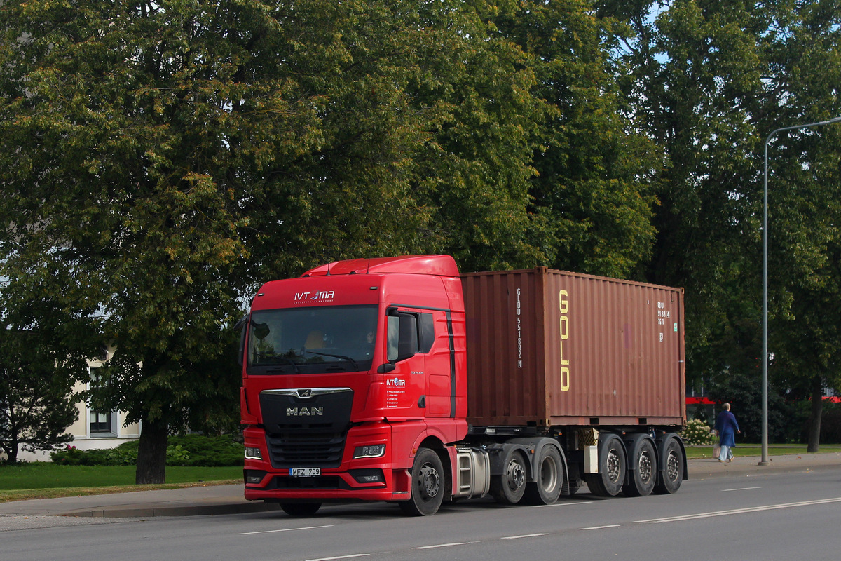 Литва, № MFZ 709 — MAN TGX ('2020) (Общая модель)