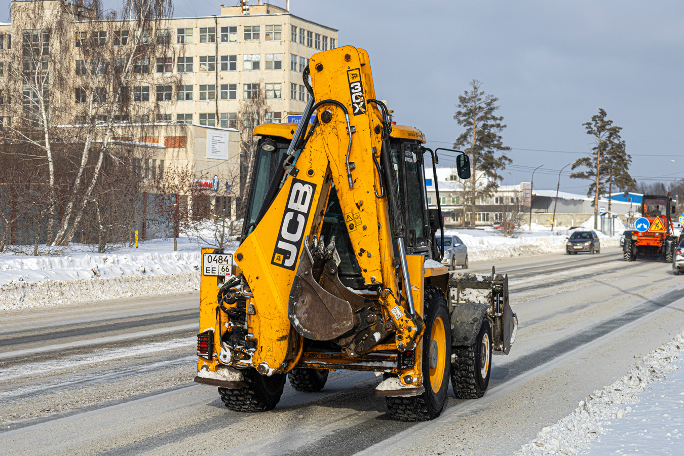 Свердловская область, № 0484 ЕЕ 66 — JCB 3CX