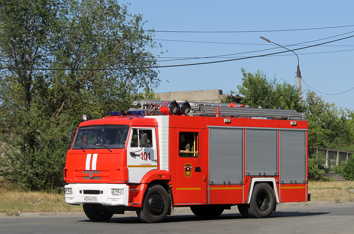 Челябинская область, № М 374 ОК 174 — КамАЗ-43253-H3(99)