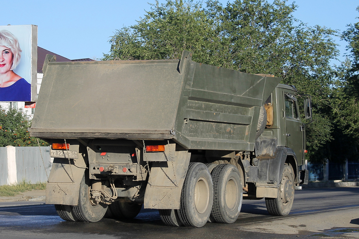 Оренбургская область, № У 822 УС 56 — КамАЗ-5511