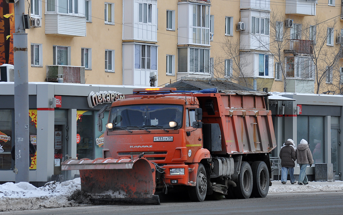 Омская область, № Х 133 СК 55 — КамАЗ-65115-50