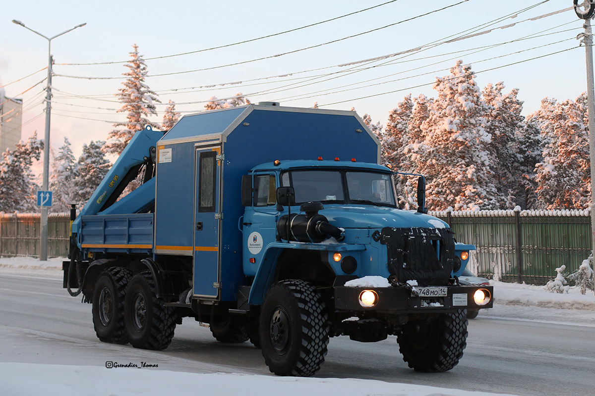 Саха (Якутия), № Е 748 МО 14 — Урал-4320-60