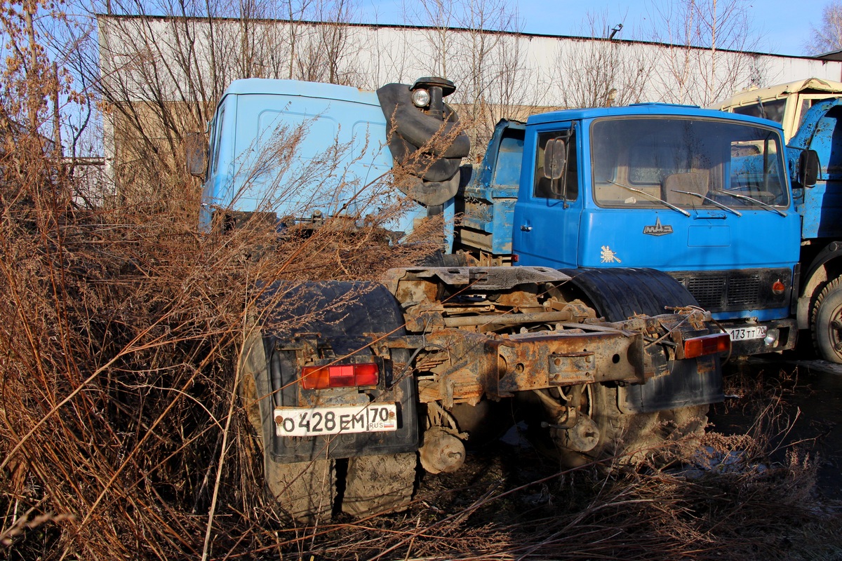 Томская область, № О 428 ЕМ 70 — МАЗ-54323