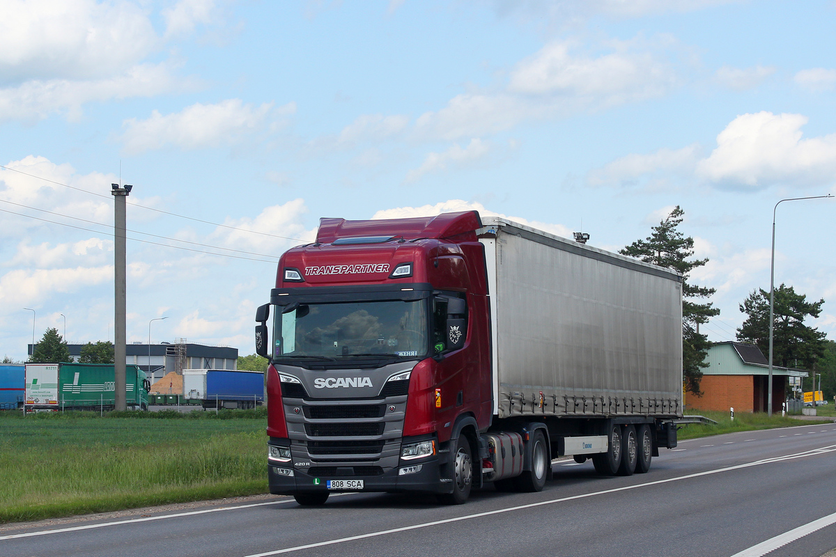 Эстония, № 808 SCA — Scania ('2016) R-Series (общ. м)