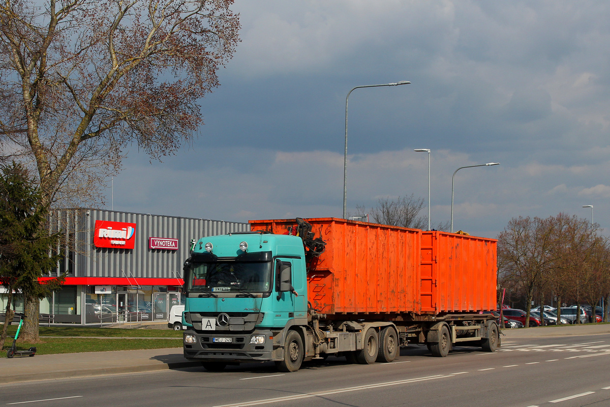 Литва, № MEJ 249 — Mercedes-Benz Actros ('2009) 2536