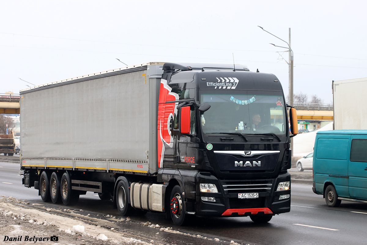 Минская область, № АС 1535-5 — MAN TGX ('2016) 18.500