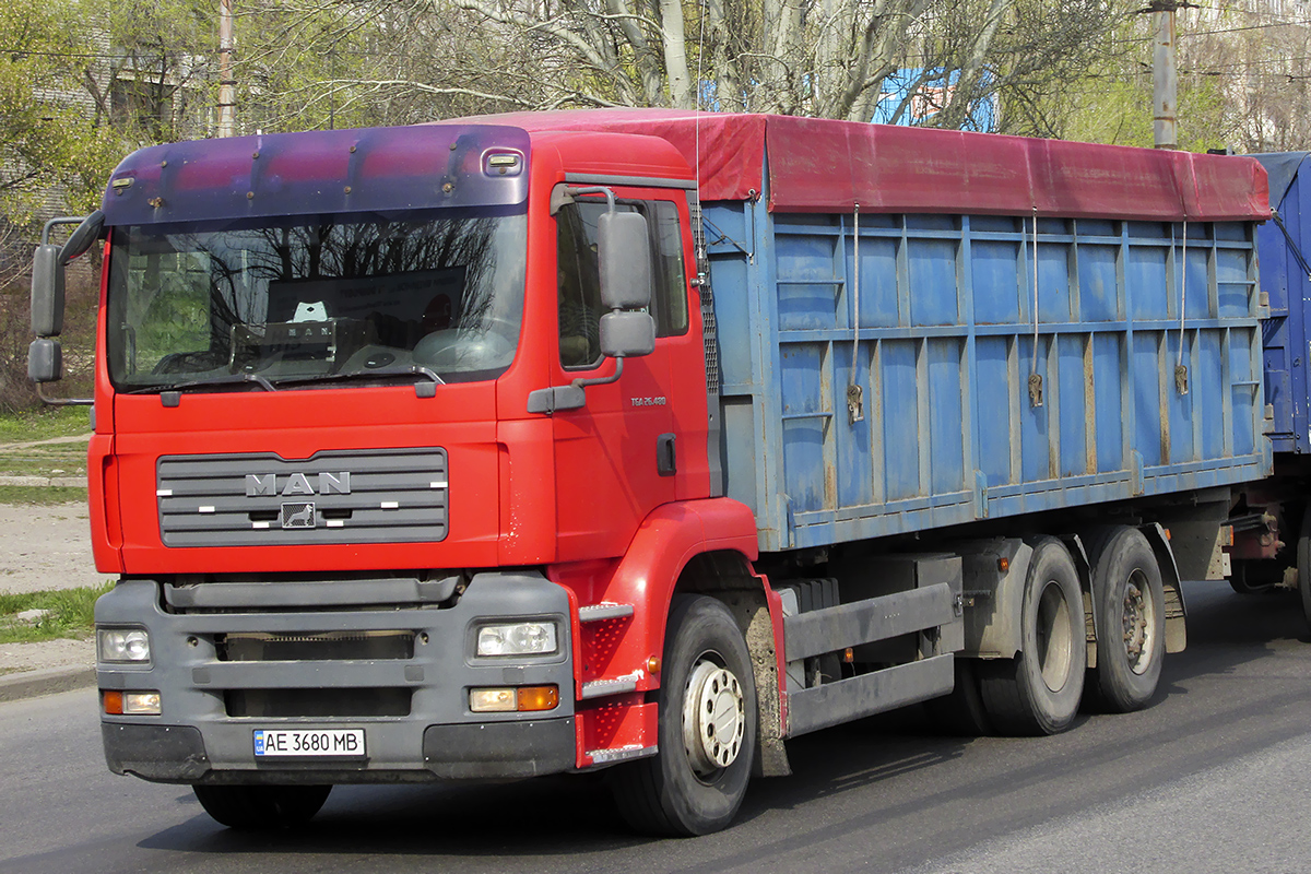 Днепропетровская область, № АЕ 3680 МВ — MAN TGA 26.480