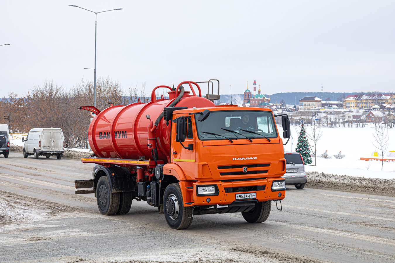 Свердловская область, № Х 953 РМ 196 — КамАЗ-53605 (общая модель)