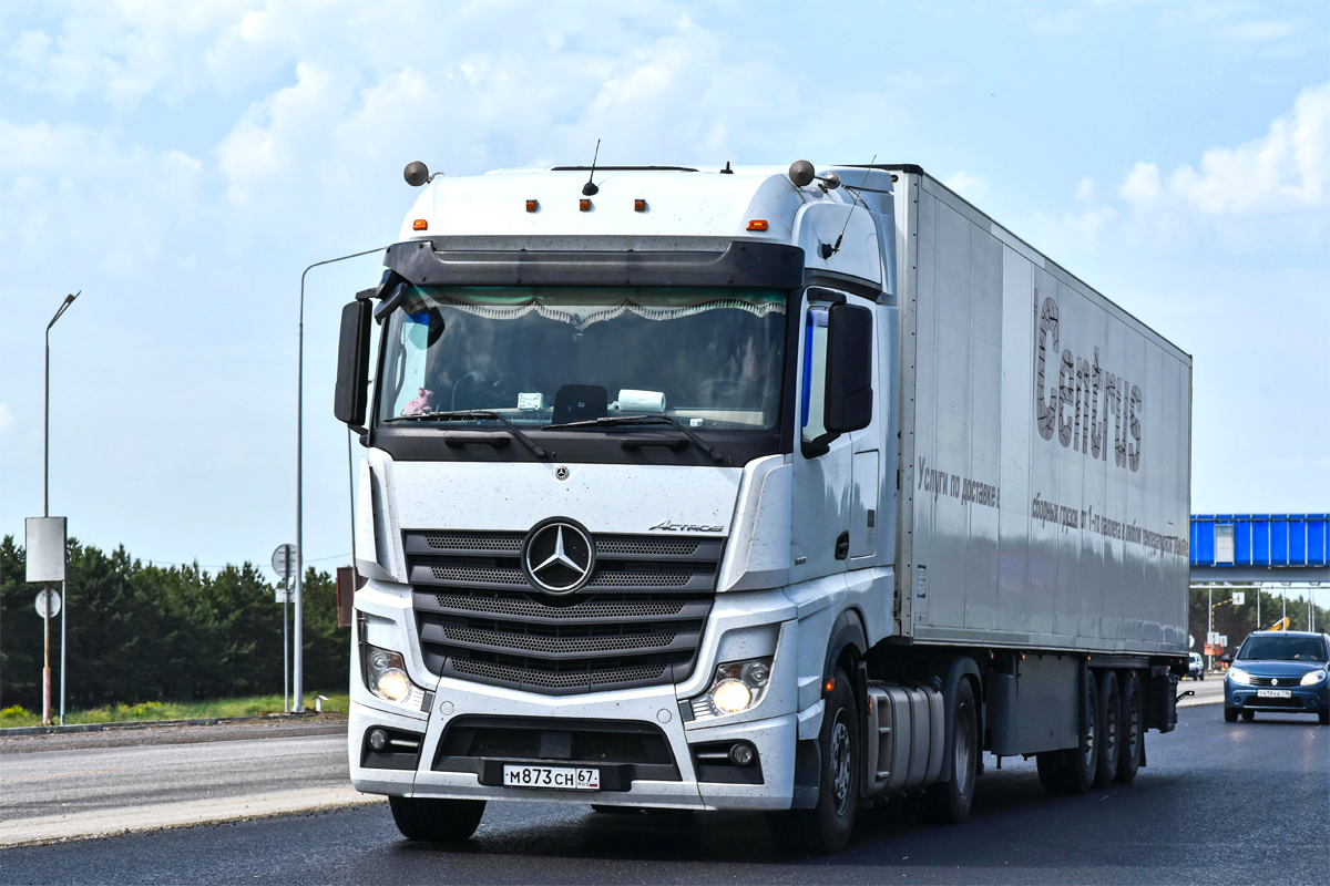 Смоленская область, № М 873 СН 67 — Mercedes-Benz Actros ('2018)