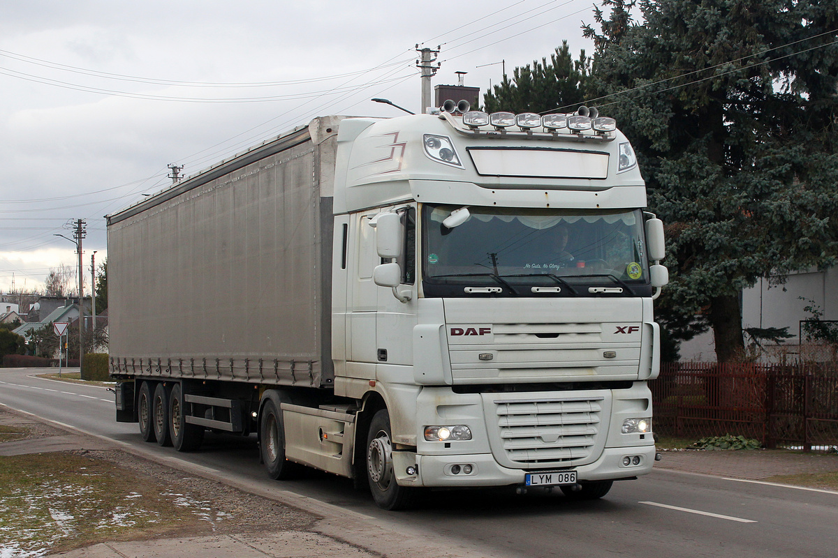 Литва, № LYM 086 — DAF XF105 FT