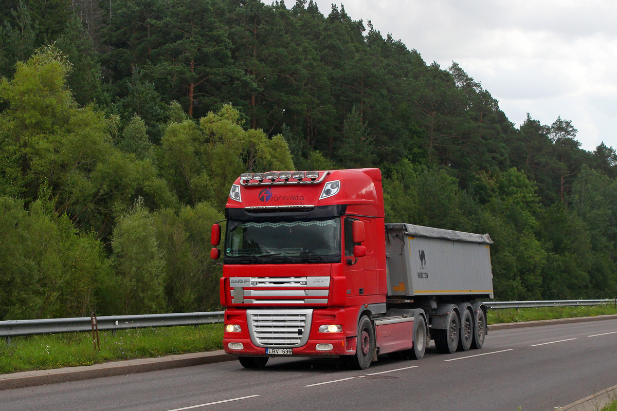 Литва, № LBV 636 — DAF XF105 FT