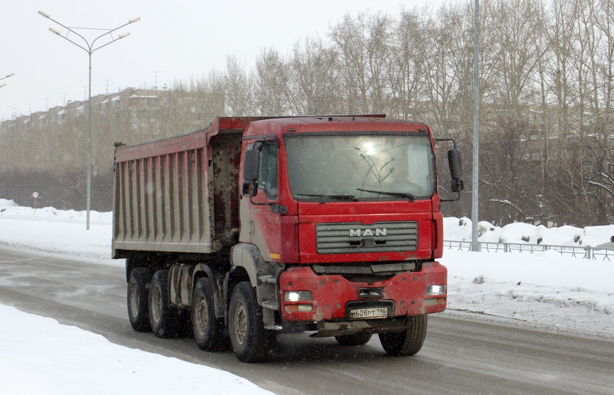 Свердловская область, № М 608 РТ 196 — MAN TGA 41.480