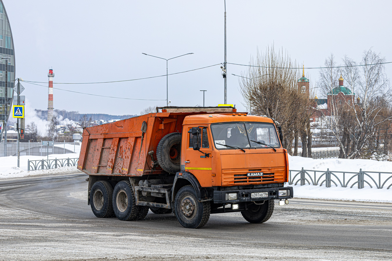 Свердловская область, № А 397 АВ 196 — КамАЗ-65115-13 [65115N]